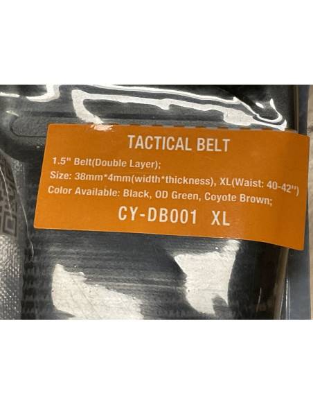 Cinturone Cytac 1,5 duty belt tactical belt codice cy-db001 xl