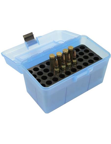 Valigetta portacolpi in plastica mtm 50 colpi h50-r-mag -24 blu