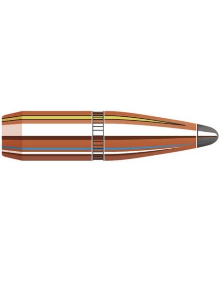 Palle hornady 6mm 100 grani interlock codice 2453