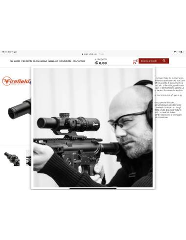 FIREFIELD OTTICA RAPIDSTRIKE 1-6X24 SFP Codice ff13070k