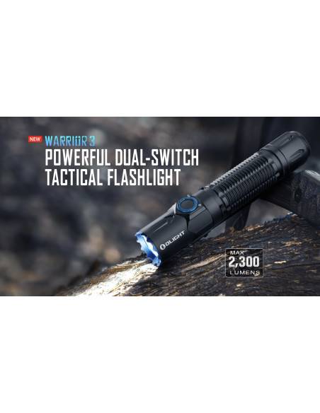 Olight Torcia Warrior 3S 300 meters 2300 lumens max