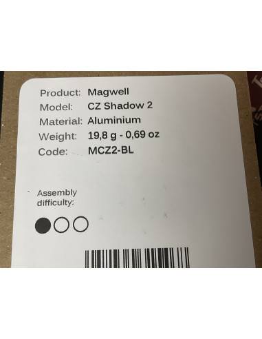 TONI SYSTEM MCZ2 CZ MINIGONNA PERCZ SHADOW 2 codice mcz2-bl