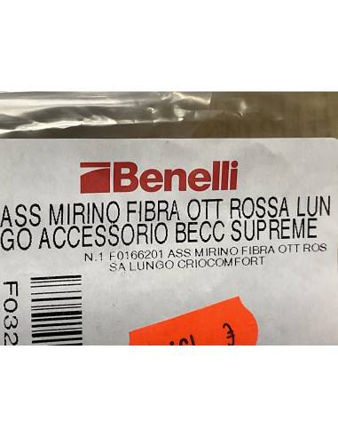 Assieme mirino Benelli armi fibra ott rossa beccaccia supreme codice f0324000