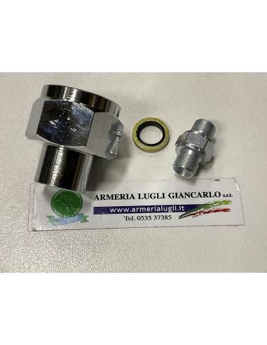 ADAPTER  DIN F- 1/8  FRACCORDO 5/8G F 232BAR FEMM - 1/8 DIN F PER PER COMPRESSORI
