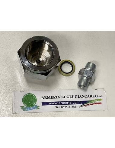 ADAPTER  DIN F- 1/8  FRACCORDO 5/8G F 232BAR FEMM - 1/8 DIN F PER PER COMPRESSORI