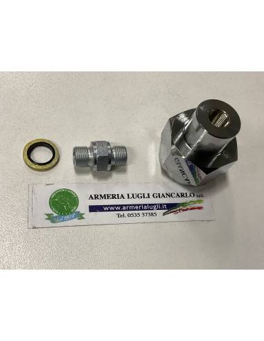 ADAPTER  DIN F- 1/8  FRACCORDO 5/8G F 232BAR FEMM - 1/8 DIN F PER PER COMPRESSORI