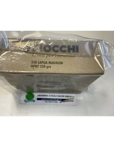 Munizioni fiocchi perfecta  calibro 338 lapua magnum 250 grani palla sierra