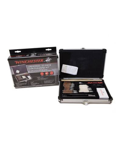 KIT PULIZIA ARMI WINCHESTER – UNIVERSAL 30 PIECE GUN CLEANING KIT IN ALUMINUM CASE CODICE 363233