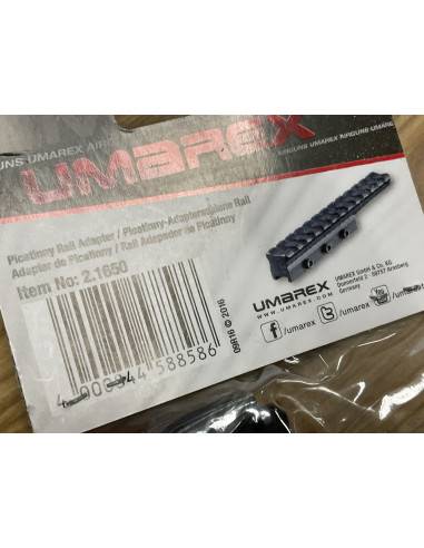 ADATTATORE SLITTA RAIL PICATINNY PER 11 MM UMAREX (2.1650) SLITTE  Umarex Rail Mount