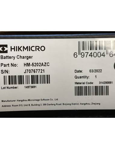 HIKMICRO CARICA BATTERIE Codice hm-5202azc