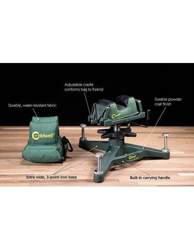 Caldwell 383640, Il Rock Shooting Resto Combo Unisex, Verde, 12 x 5 x 11 Codice 383640