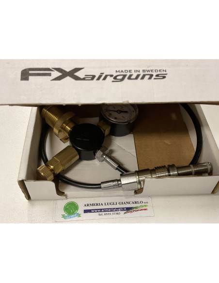 Frusta per carabine FX AIRGUNS charging kit con manometro frusta codice c11245
