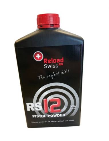 Polvere RELOAD SWISS - RS POLVERE RS12 Conf. da 0,500 Gr