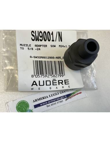 AUDERE Muzzle Adapter show m24x1.5to 5/8-24 (adattatore freno di bocca) ak74 mkk calibro 7.62x39