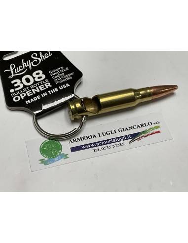 Portachiavi apribottiglie calibro 308 bullet bottle opener codice rbkbo-308