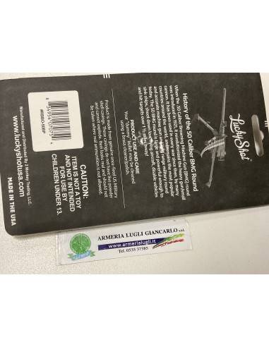 Apribottiglie calibro 50 bmg round codice rbbo-50bp luckyshotusa