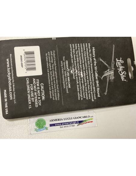 Apribottiglie calibro 50 bmg round codice rbbo-50bp luckyshotusa