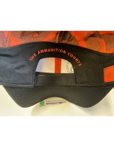 Capellino arancione alta visibilità regolabile camo rws ammunition