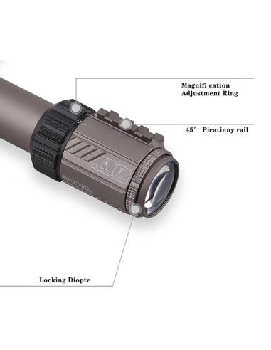Ottica Discovery Optics wg sfogo 1.2-6x24 IR TUBO 30 mm codice ibp012 RETICOLO MD