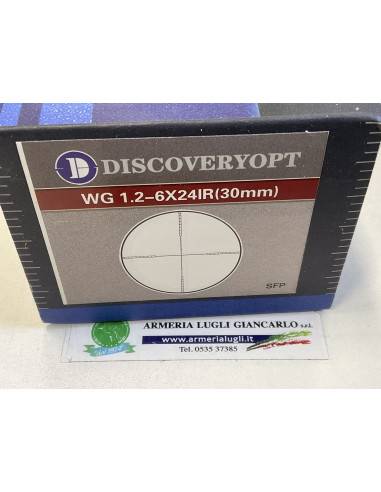 Ottica Discovery Optics wg sfogo 1.2-6x24 IR TUBO 30 mm codice ibp012 RETICOLO MD
