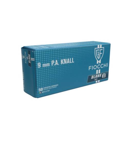 Colpi a salve fiocchi 9mm P.A.KNALL - Chiusura a coppetta 9 blank salve  9 pak