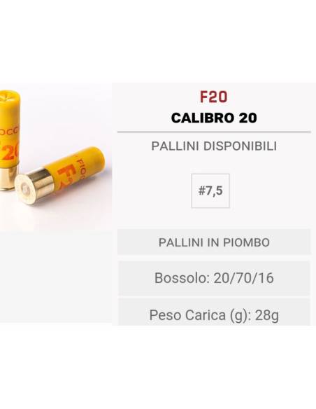 Cartucce fiocchi F20 SPORTING SPORTING