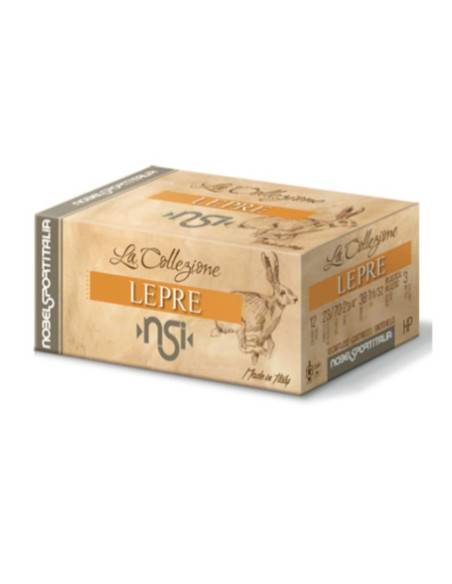 Cartucce NSI Nobel Sport Italia La Collezione Lepre HP calibro 20 – Piombo 3 – 10 cartucce