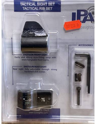 LPA T-Sight Set Rib Ghostring 3-Dot Fiber Codice m1f e codice bar115