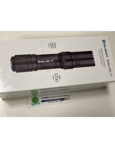 torcia Olight odin GL mini con  guida picatinny 180 metri 1000 lumens