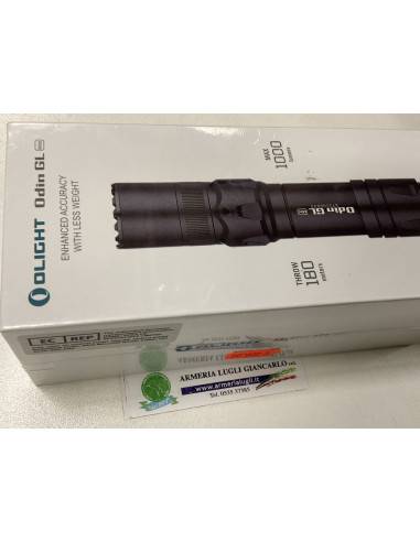 torcia Olight odin GL mini con  guida picatinny 180 metri 1000 lumens