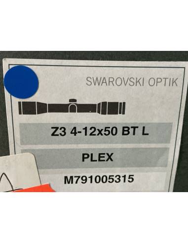 Ottica Swarovski z3 4-12x 50 bt L plex
