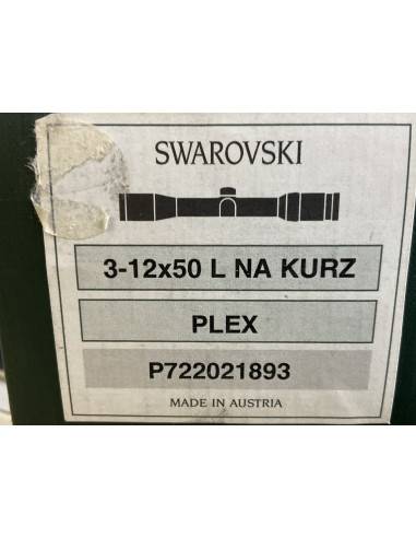 Canocchiale Ottica Swarovski 3-12x50 L NA KURZ PLEX HABICHT