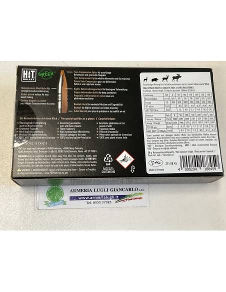 Cartucce rws hit green calibro 308 165 grani 20 cartucce