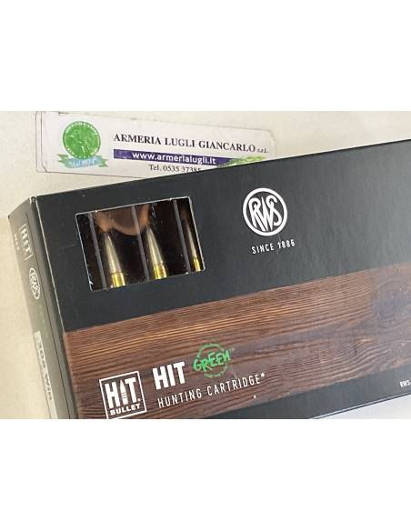 Cartucce rws hit green calibro 308 165 grani 20 cartucce