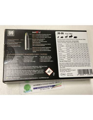 Cartucce rws evolution calibro 30-06 184 granì 20 cartucce