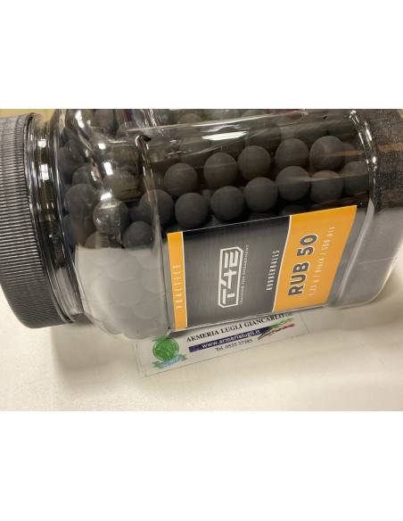 Umarex - Palline in gomma di vernice per paintball T4E Prac RB50, calibro .50, 500 pezzi, ideali per HDR50 / HDP50 Prac Series
