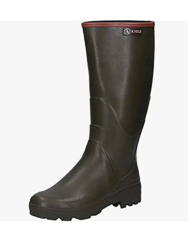 Aigle Stivali in gomma colore verde per pesca caccia Chambord PRO 2, Stivali di Gomma Numero 44
