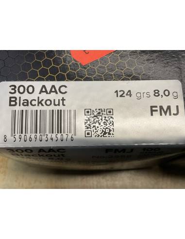 SELLIER & BELLOT MUNIZIONI CAL. 300 AAC FMJ 124 GRS (CONF. 100 PZ) BULK PACKING V345072