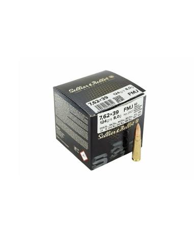COLPI 7.62X39 SELLIER &BELLOT MUNIZIONI GR124 FMJ CON.50 PZ
