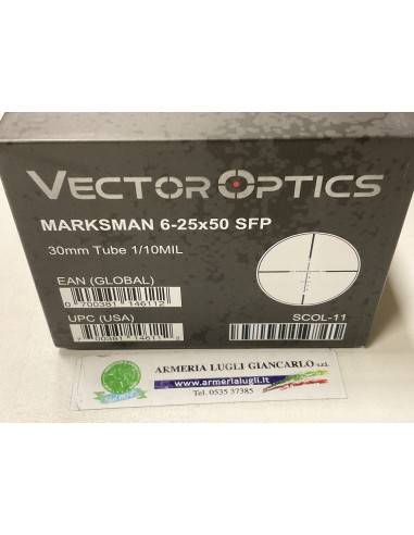Ottica Vector Optics Marksman 6-25x50SFP Riflescope codice scol-11