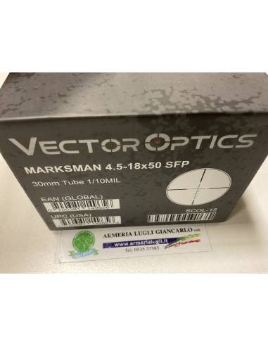 Ottica Vector Optics Marksman 4.5-18x50SFP Riflescope codice scol-15