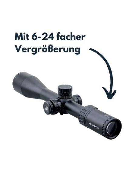 Ottica Vector Optics Tourex 6-24x50 FFP Riflescope codice scff-19