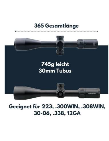 Ottica Vector Optics Tourex 6-24x50 FFP Riflescope codice scff-19