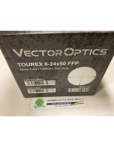 Ottica Vector Optics Tourex 6-24x50 FFP Riflescope codice scff-19