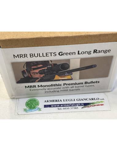 MRR BULLETS – GREEN LONG RANGE CAL. 30 – 11,40g 176gr 7,82mm (50pz) Sabatti armi