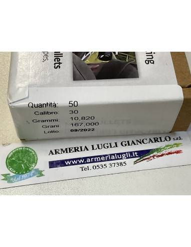 OGiVE PALLE MONOLITICHE MRR BULLETS  GREEN HUNTING CAL. 30 – 10,82g 167gr 7,82mm (50pz) Sabatti armi