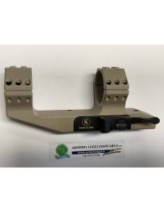 Attacco monopezzo desert contessa sgancio rapido da 34 mm color sabbia simple tactical qr cantilever codice sbt03 con bolla 2