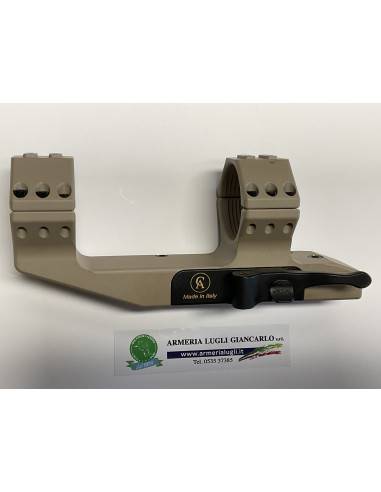 Attacco Contessa  monopezzo desert sgancio rapido da 34 mm color sabbia simple tactical qr cantilever codice sbt03 con bolla