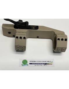 Attacco monopezzo desert contessa sgancio rapido da 34 mm color sabbia simple tactical qr cantilever codice sbt03 con bolla