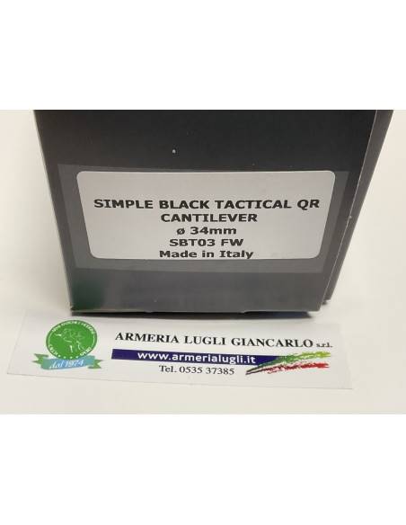 Attacco monopezzo desert contessa sgancio rapido da 34 mm color sabbia simple tactical qr cantilever codice sbt03 con bolla